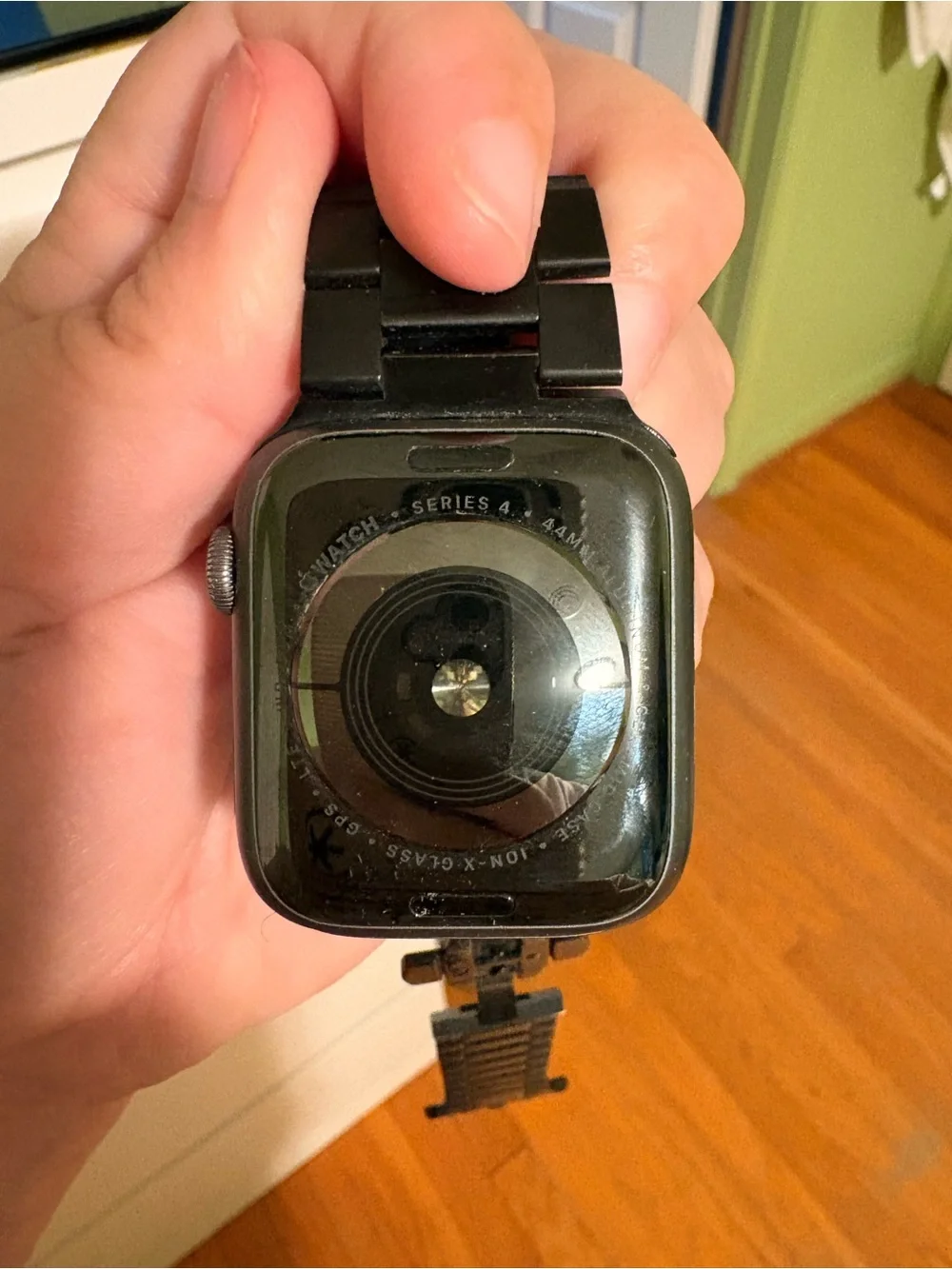 Apple smartwatch featuring